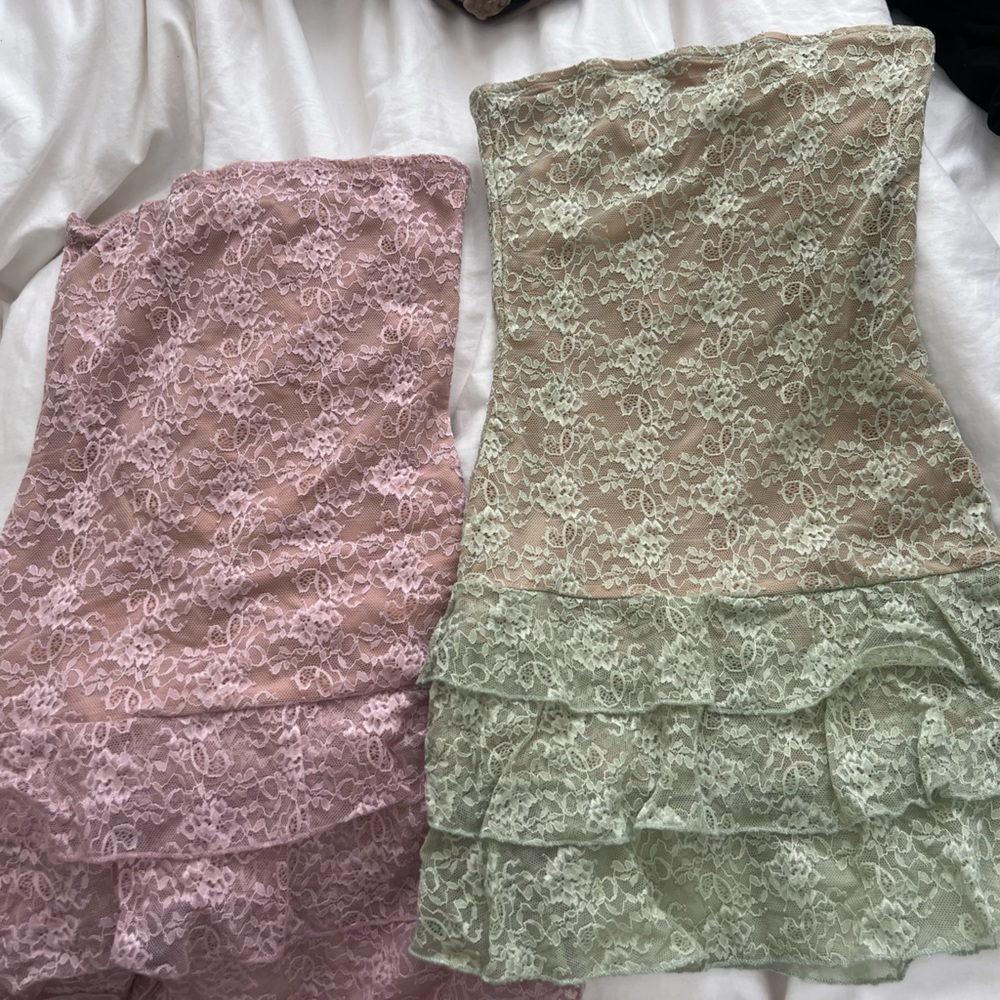 2 edikted scarlet dresses